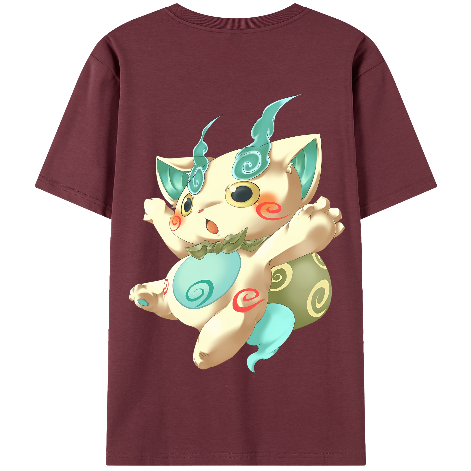 （画像用） 妖怪ウォッチ Yo-kai Watch 綿100％半袖Tシャツ（背面プリント）